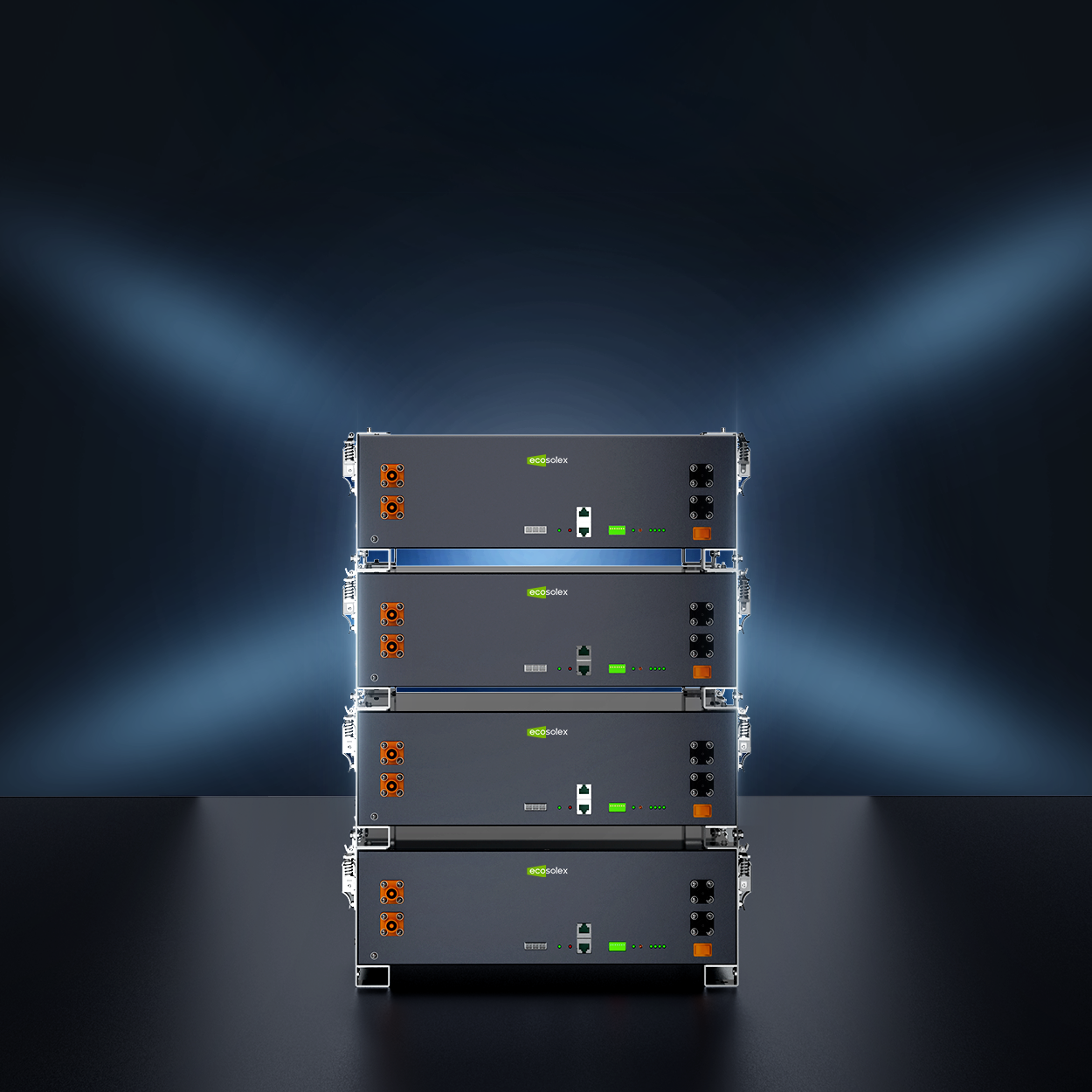 Ecosolex ESR-L5000 LiFePO4 server rack battery for Home ESS